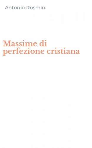 Massime di perfezione cristiana