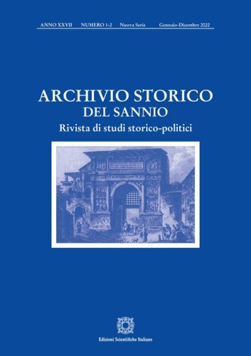 Archivio storico del Sannio. Rivista di studi storico-politici