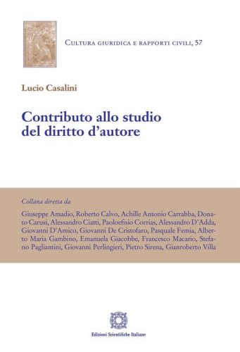 Contributo allo studio del diritto d'autore
