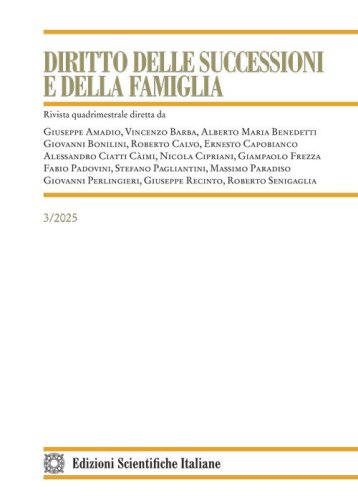 Diritto delle successioni e della famiglia