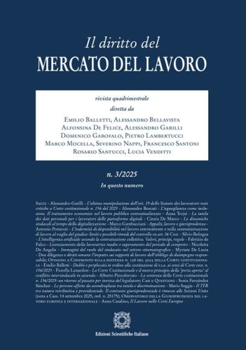 Il diritto del mercato del lavoro