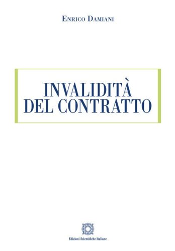 Invalidit&agrave; del contratto