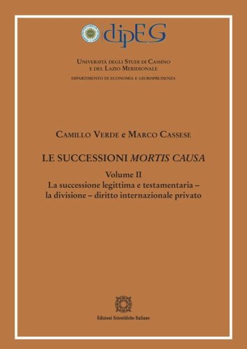 Le successioni mortis causa