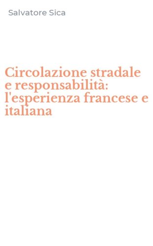 Circolazione stradale e responsabilit&agrave;: l'esperienza francese e italiana