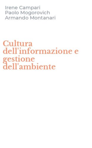 Cultura dell'informazione e gestione dell'ambiente