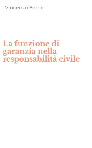 La funzione di garanzia nella responsabilit&agrave; civile