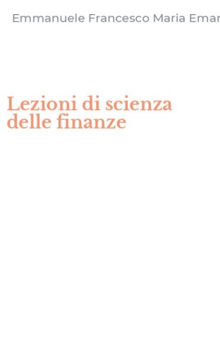 Lezioni di scienza delle finanze