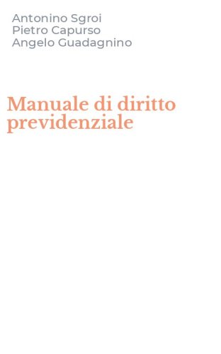 Manuale di diritto previdenziale