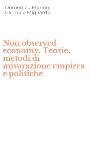 Non observed economy. Teorie, metodi di misurazione empirea e politiche