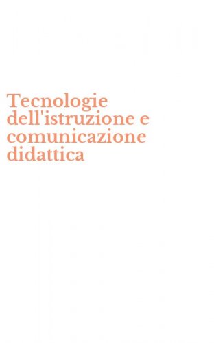 Tecnologie dell'istruzione e comunicazione didattica