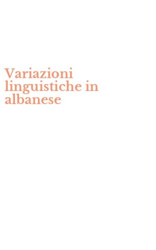 Variazioni linguistiche in albanese
