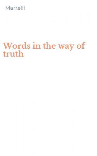 Words in the way of truth