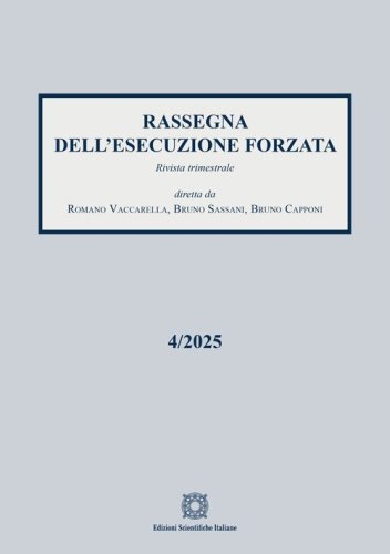 Rassegna dell'esecuzione forzata