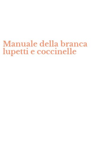 Manuale della branca lupetti e coccinelle
