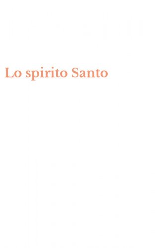 Lo spirito Santo