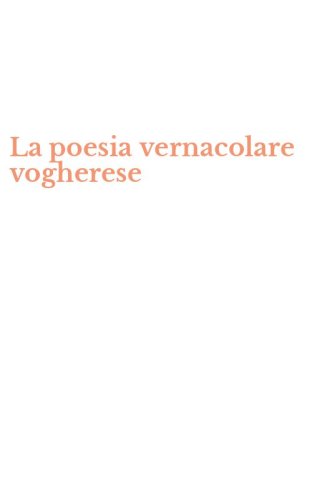 La poesia vernacolare vogherese