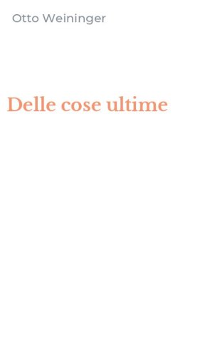 Delle cose ultime