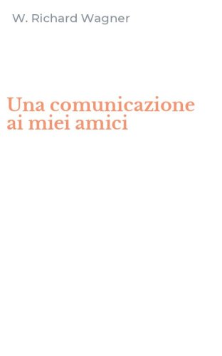 Una comunicazione ai miei amici