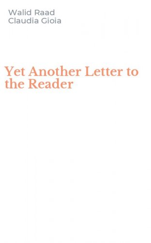 Yet Another Letter to the Reader