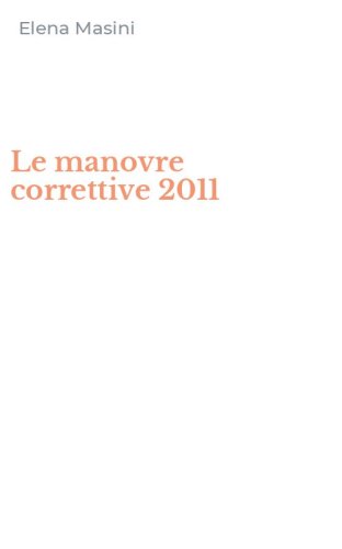 Le manovre correttive 2011