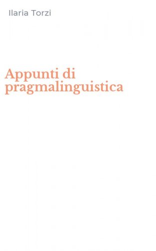 Appunti di pragmalinguistica