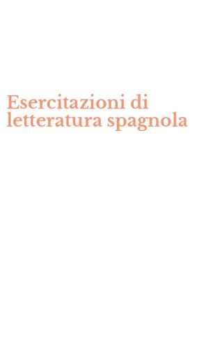 Esercitazioni di letteratura spagnola