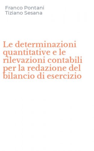 Le determinazioni quantitative e le rilevazioni contabili per la redazione del bilancio di esercizio