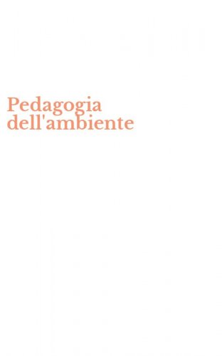Pedagogia dell'ambiente