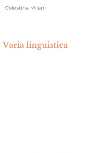 Varia linguistica