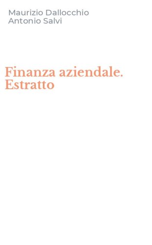 Finanza aziendale. Estratto