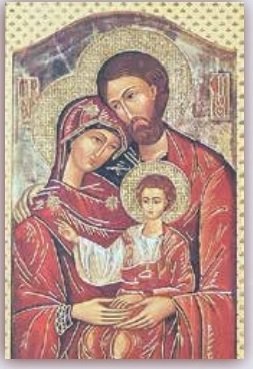 SACRA FAMIGLIA 30X40 - REALIZZATO A STAMPA SU CARTA TELATA