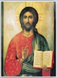 CRISTO PANTOCRATORE 50X70 STAMPA SU CARTONCINO