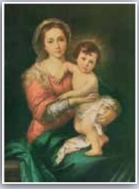 LA VERGINE COL FIGLIO 50X70