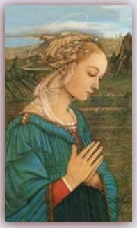 MADONNA DEL LIPPI - 7x12 CM