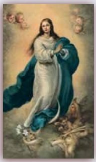 IMMACOLATA DI MURILLO - 7x12 CM