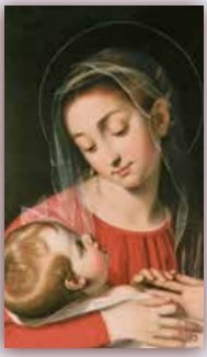 MADONNA DELLA DIVINA PROVVIDENZA - 7x12 CM