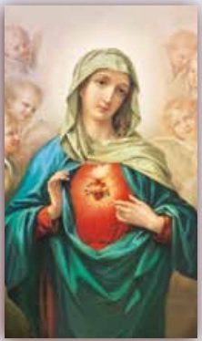 SACRO CUORE DI MARIA - 7x12 CM