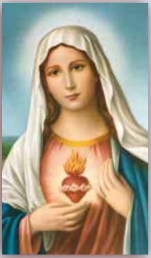 SACRO CUORE DI MARIA - 7x12 CM