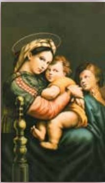 MADONNA DELLA SEGGIOLA - 7x12 CM