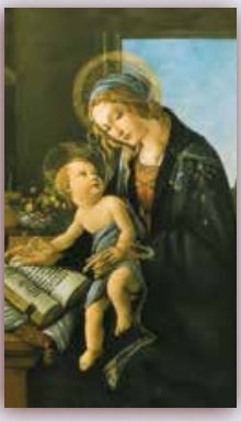 MADONNA DI BOTTICELLI - 7x12 CM