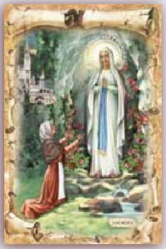 SANTINO MADONNA DI LOURDES