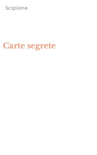 Carte segrete