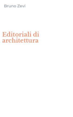 Editoriali di architettura