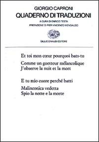 Quaderno di traduzioni