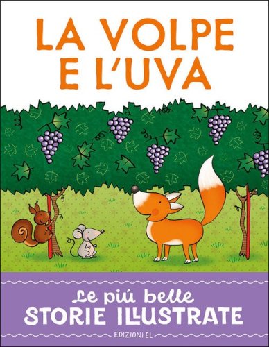 La volpe e l'uva. Stampatello maiuscolo