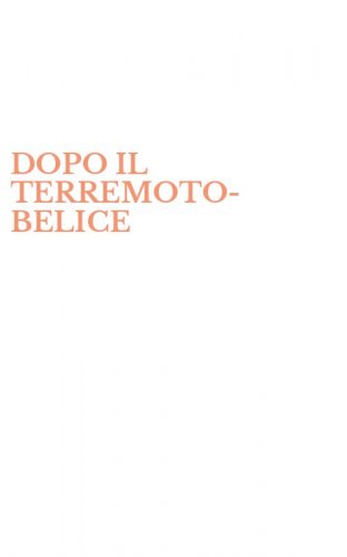 DOPO IL TERREMOTO-BELICE