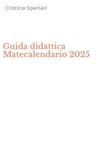 Guida didattica Matecalendario 2025