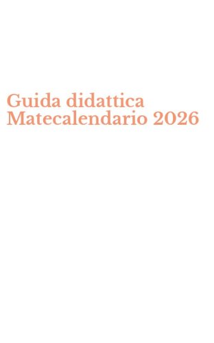 Guida didattica Matecalendario 2026