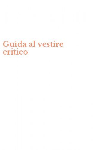 Guida al vestire critico