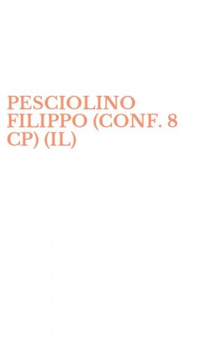 PESCIOLINO FILIPPO (CONF. 8 CP) (IL)